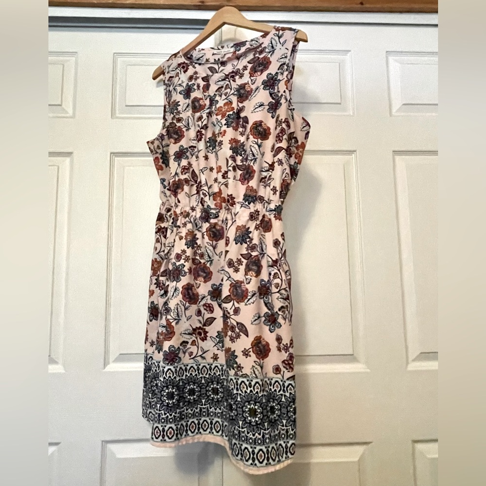 Speed Control Pink Floral Dress ( 2X)